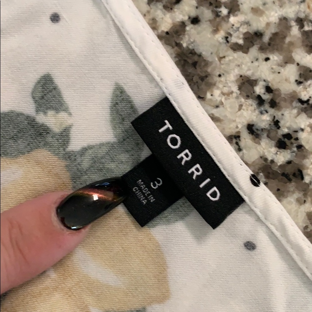 Torrid lemon dress